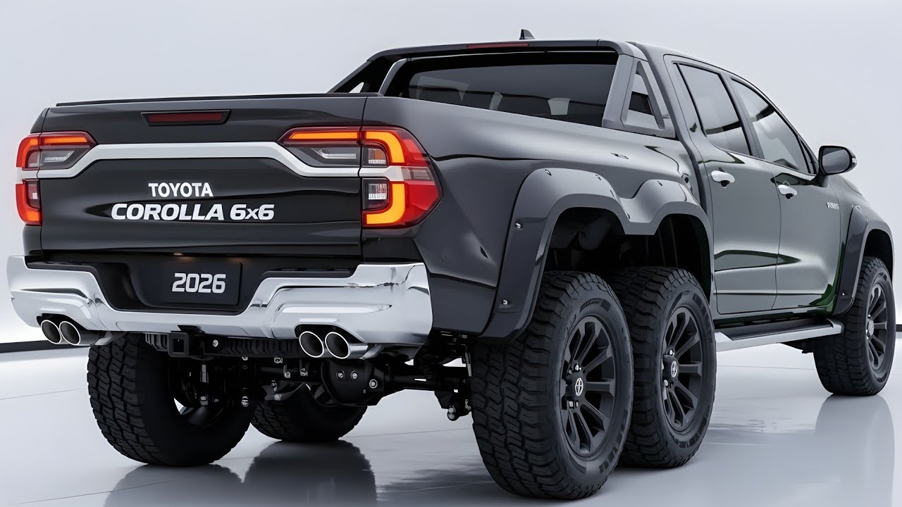 Você não vai acreditar que este Toyota Corolla 6x6 existe!