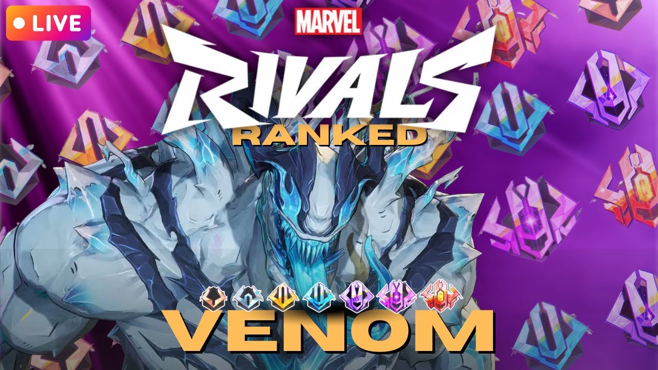*LIVE* Venom ONLY RANKED Climb in Marvel Rivals! (Day 16/365) #marvelrivals #venom