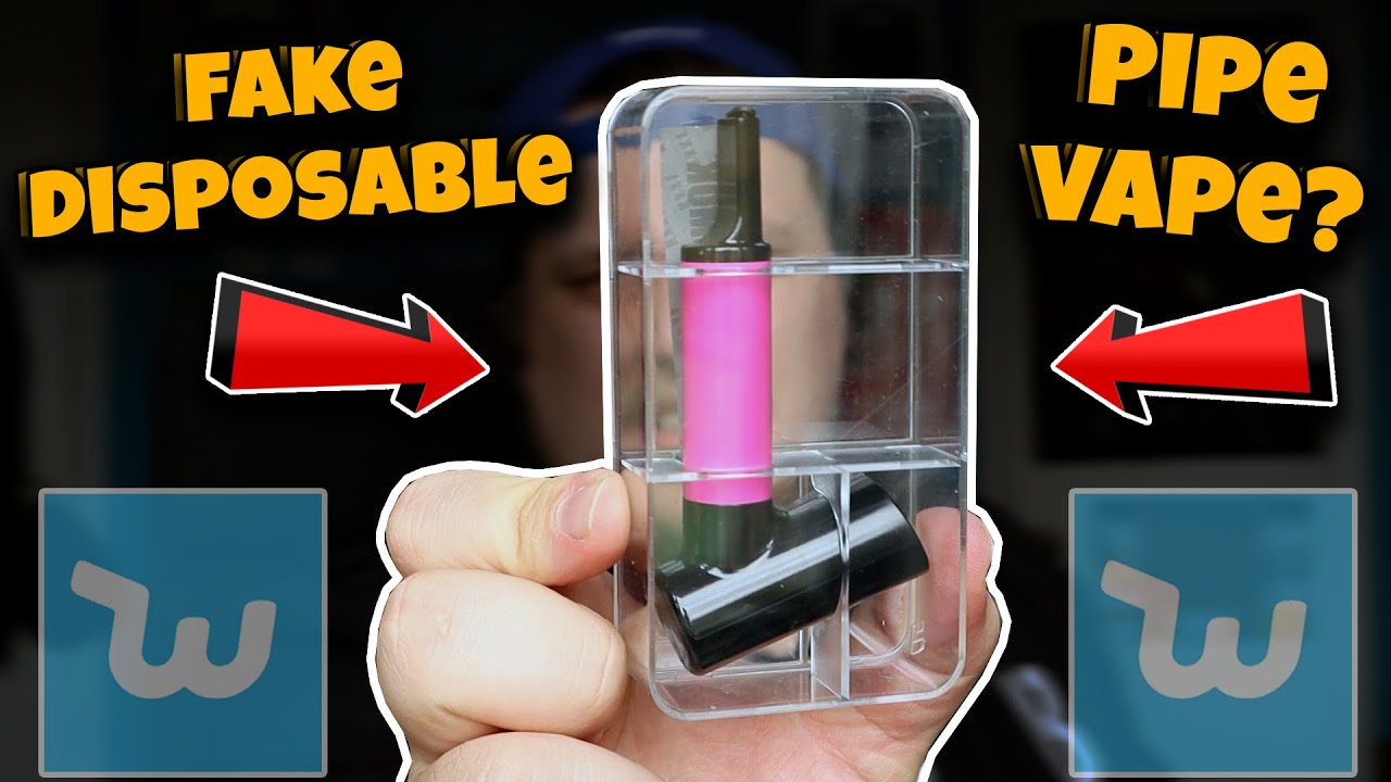 I Bought A Fake Pipe Disposable Vape KXXE Off WISH
