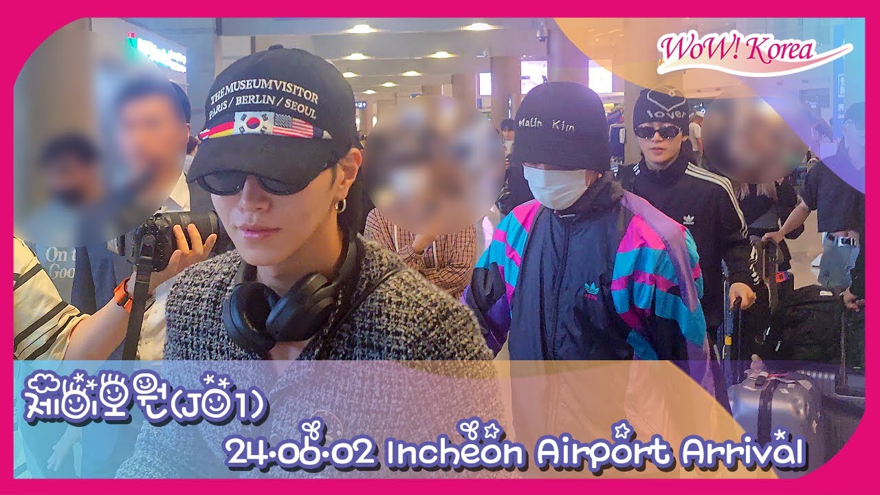[4K] 제이오원(JO1), 인천국제공항 입국 [24.06.02 Incheon Airport Arrival]