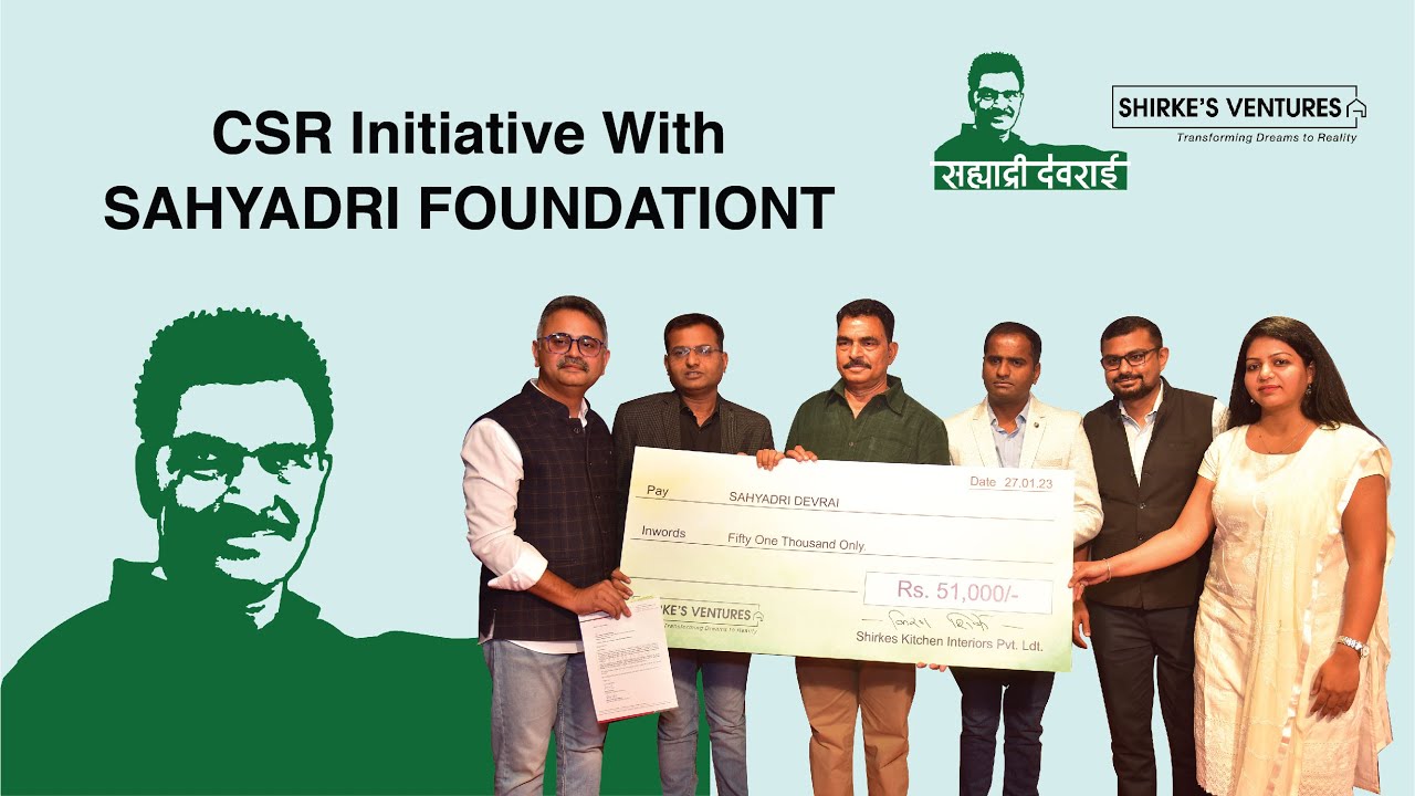 CSR Initiative With SAHYADRI FOUNDATIONT