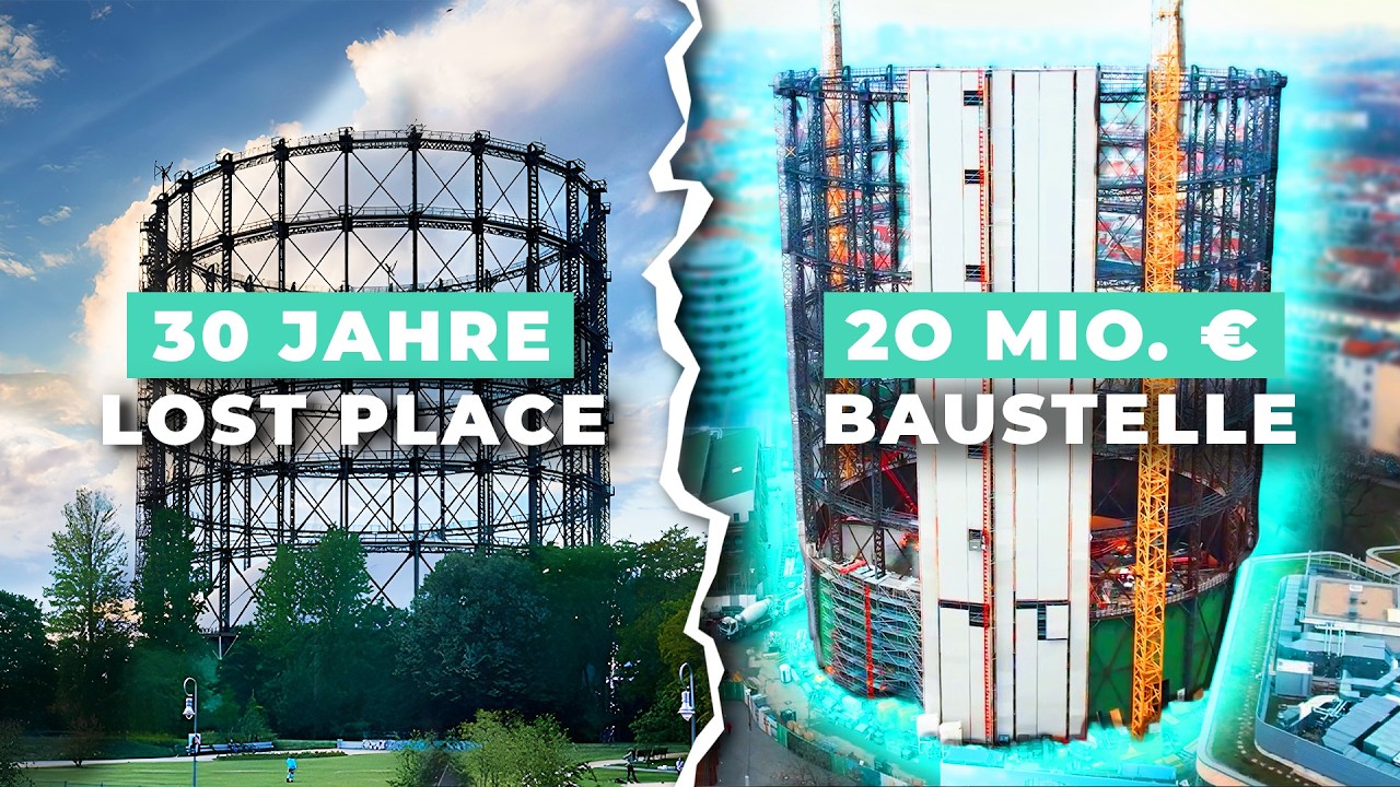 Gasometer Berlin: Erst Lost Place dann Großbaustelle