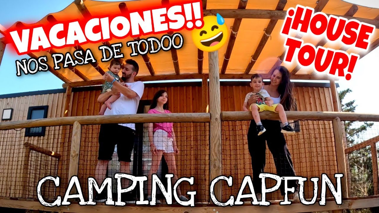 CAMPING CAPFUN 4* Las Bousigues ☀ HOUSE TOUR CABAÑA BIZOUQUET 4K