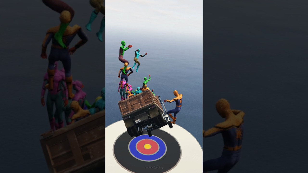 GTA 5 Epic Water Minions Ragdoll Jump/Fails Ep 660 #shorts​