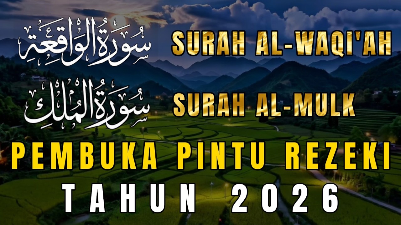 SURAT AL-MULK & SURAT AL-WAQI'AH PEMBUKA PINTU REZEKI DI TAHUN 2026