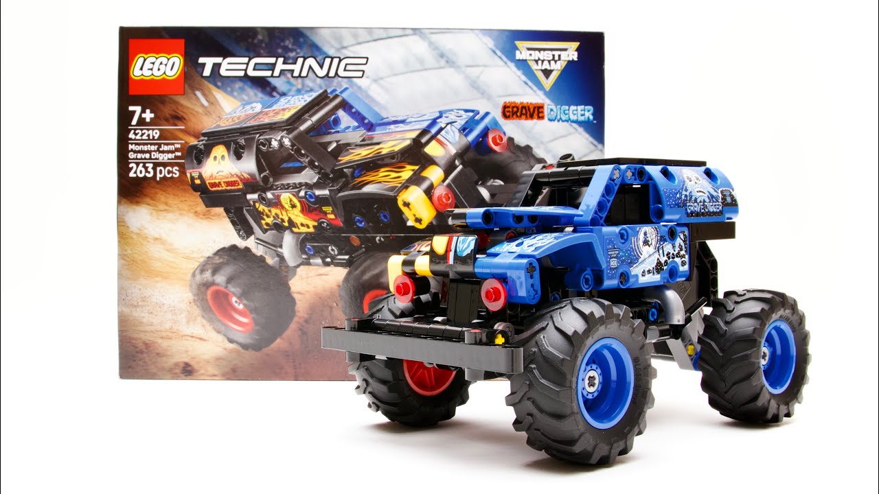 LEGO Technic Monster Jam Grave Digger Fire and Ice 42219 - Build