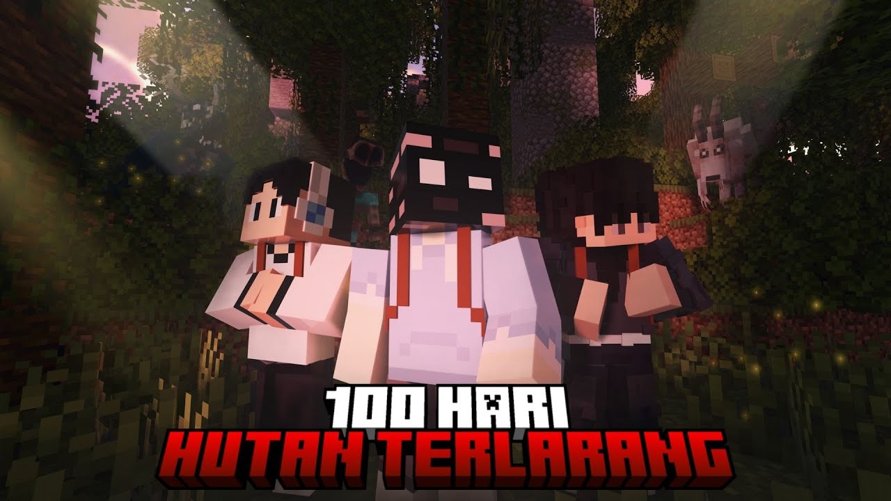 100 Hari Minecraft Horror Hutan Terlarang - Ft @JustKepinn @Asnan_