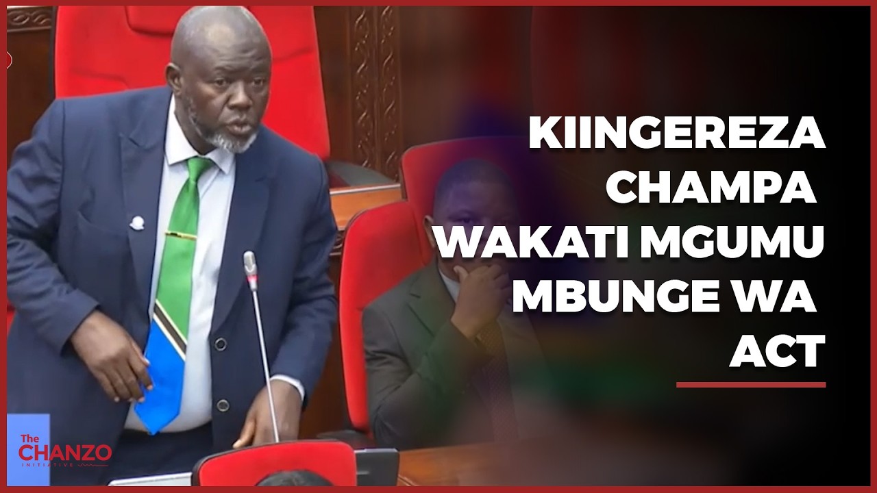 Kingereza Chamkwamisha Mbunge wa Ukonga wa ACT-Wazalendo Kuomba Kura Bungeni