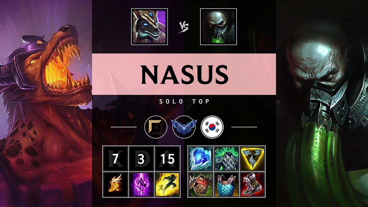 Nasus Top vs Urgot: Killing spree - KR Diamond Patch 14.24