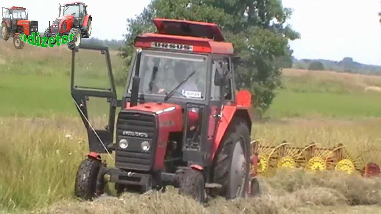 Sianokosy 2011 cz. 2 / 2 [ZGRABIANIE, PRASOWANIE I ZWOZENIE].