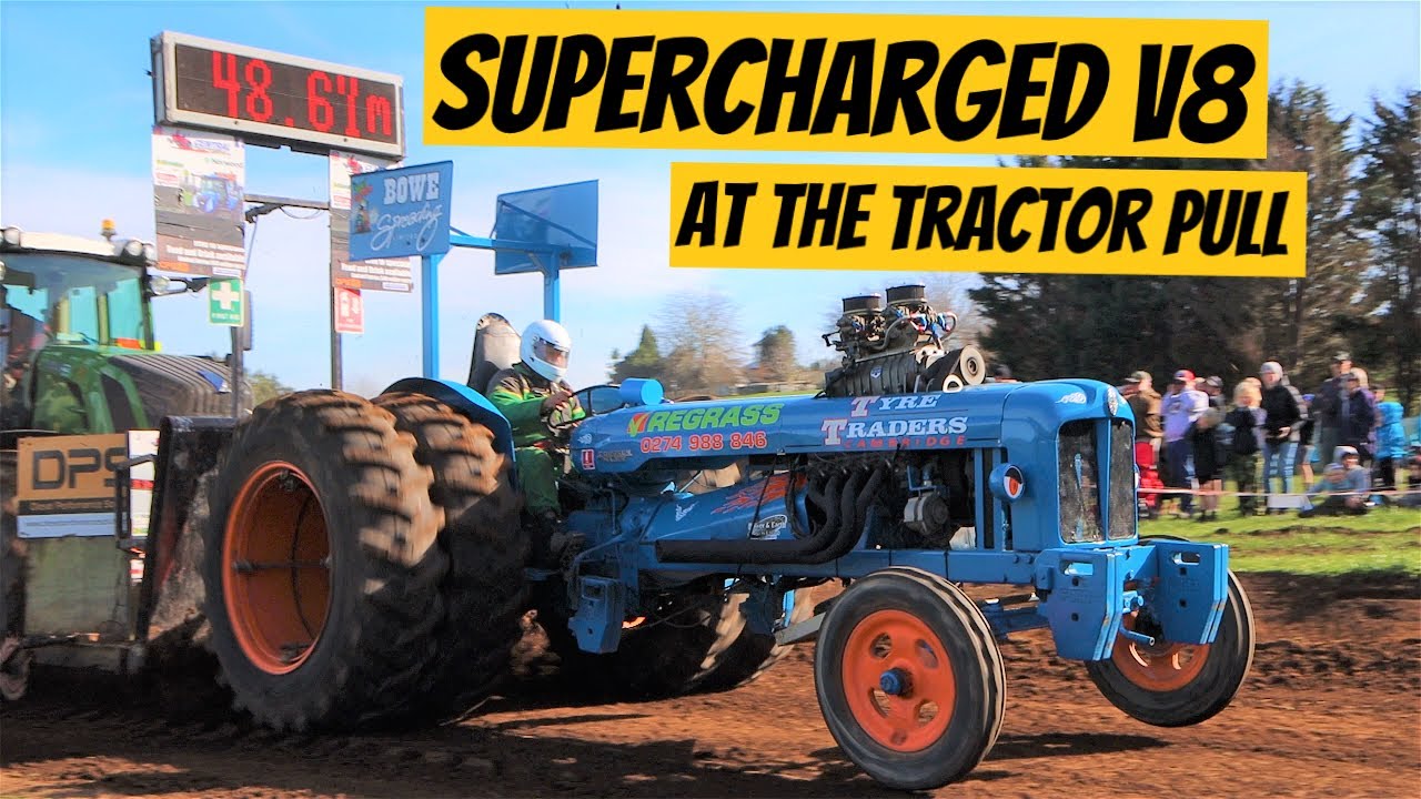 Supercharged V8 at the Tractor Pull
