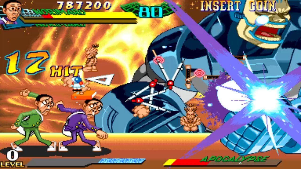 Marvel Super Heroes vs. Street Fighter [Arcade] - Norimaro in US version