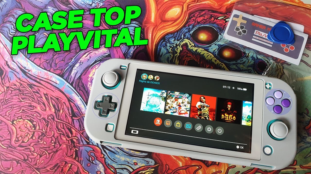 Modifique Seu Nintendo Switch Lite - Capa Super Snes Playvital
