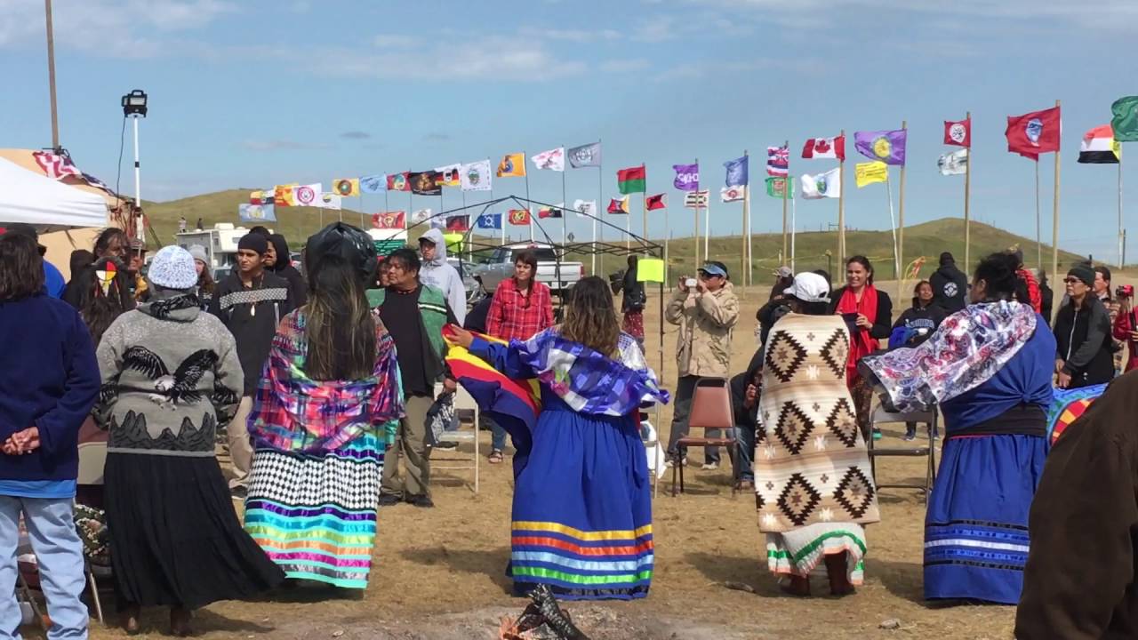 Hualapai Indian Tribe Arriving at Standing Rock Camp. Peace Water is Life
