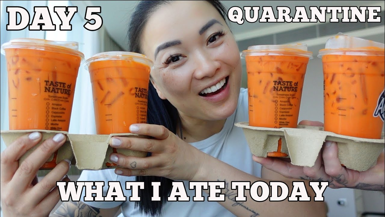 QUARANTINE CASUAL HOTEL FOOD MUKBANG (DAY 5) + MORNING ROUTINE WORKOUT | SASVlogs