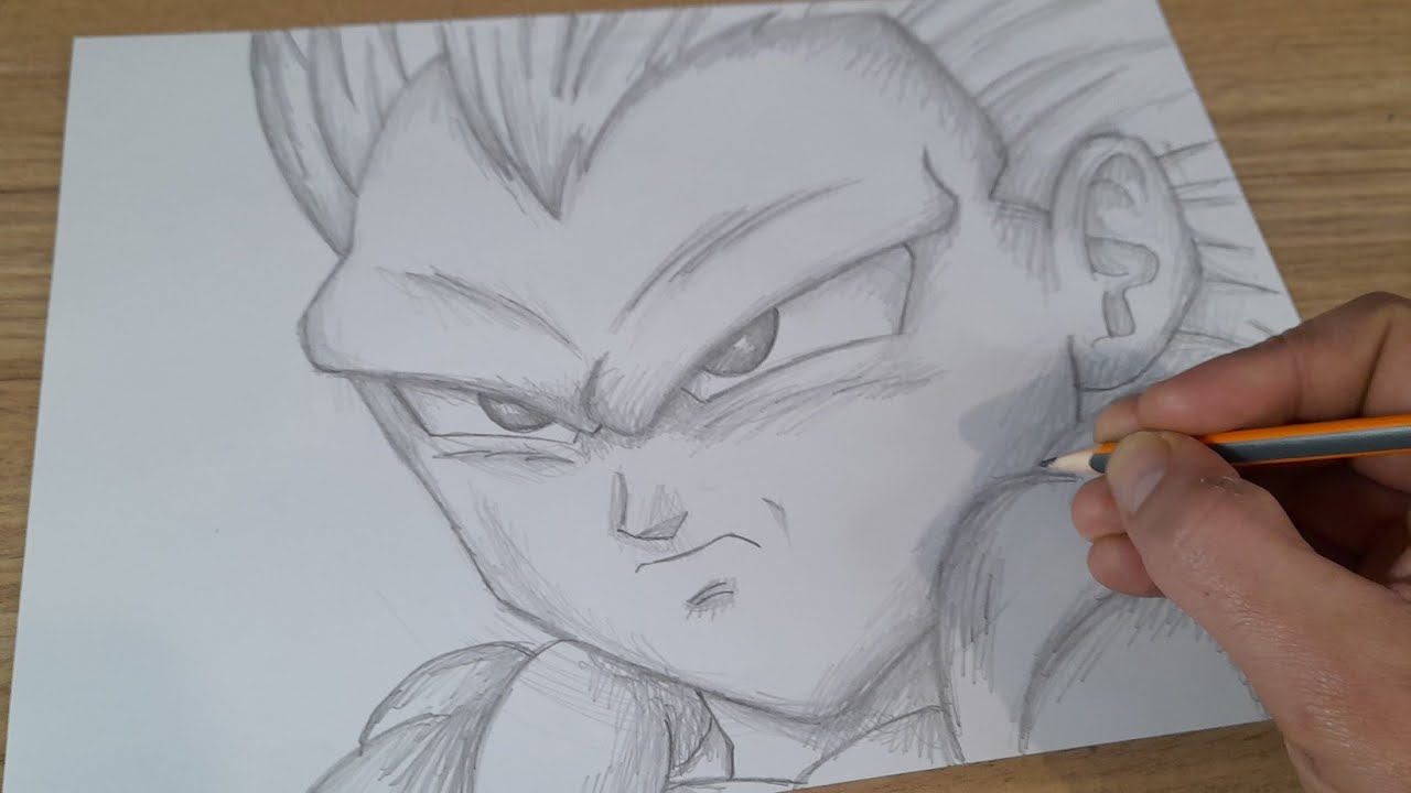 FACIL DE DESENHAR COMO DESENHAR O GOTENKS SSJ 3