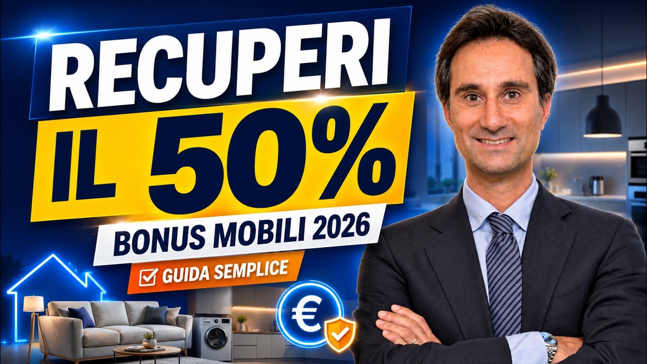 Bonus Mobili 2026 spiegato semplice (aggiornamento ultima guida Agenzia Entrate)