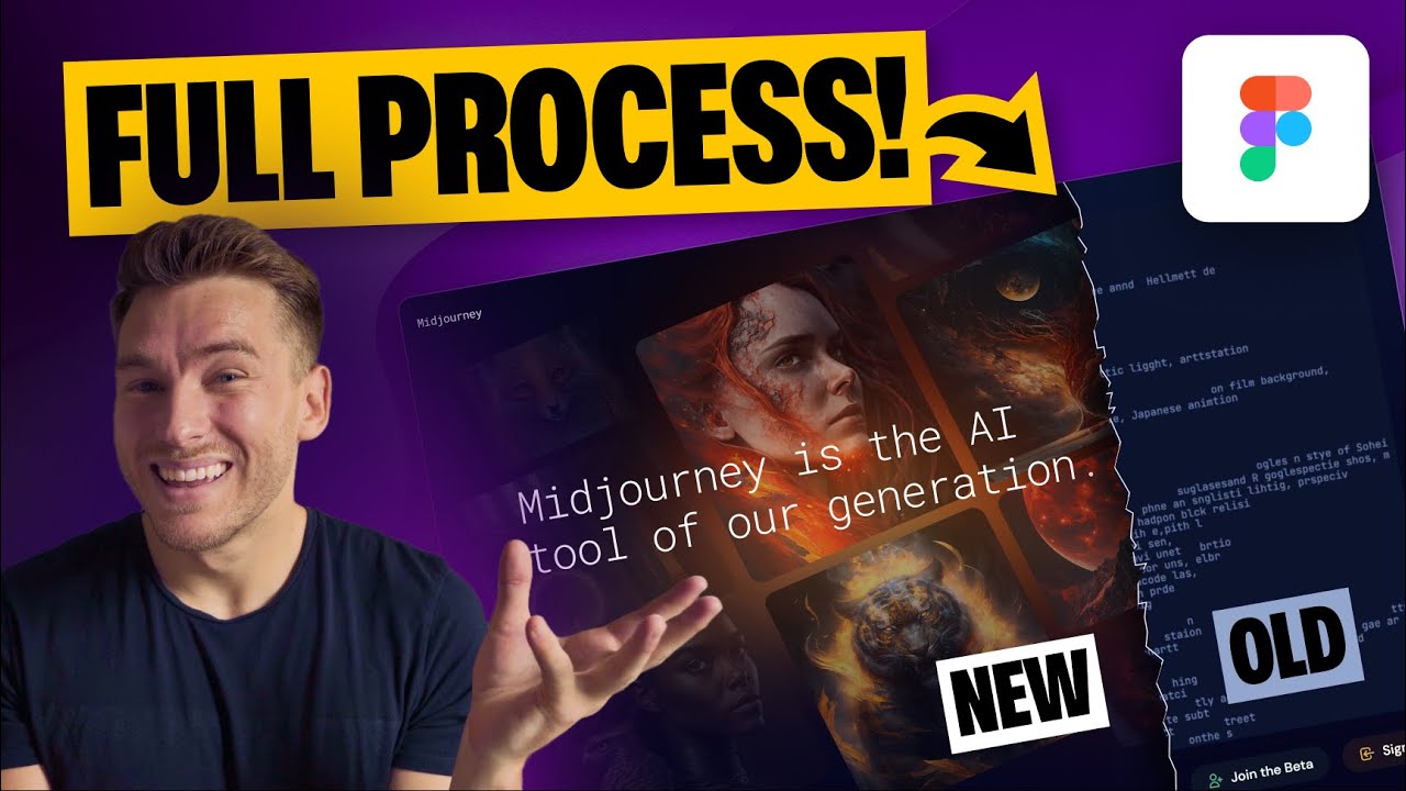 I Redesigned Midjourney’s Landing Page in 19 Minutes (Without AI)