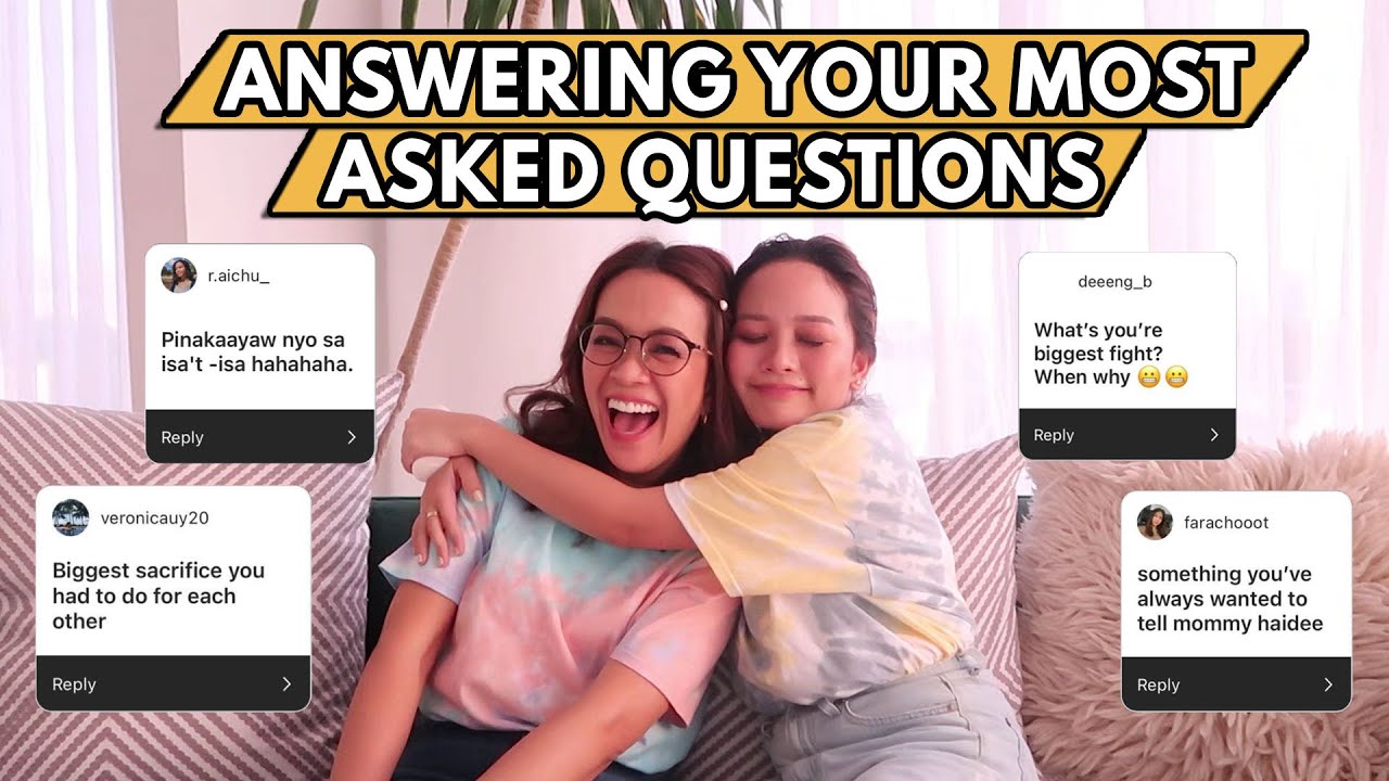 ANSWERING YOUR MOST ASKED QUESTIONS | Haidee and Hazel