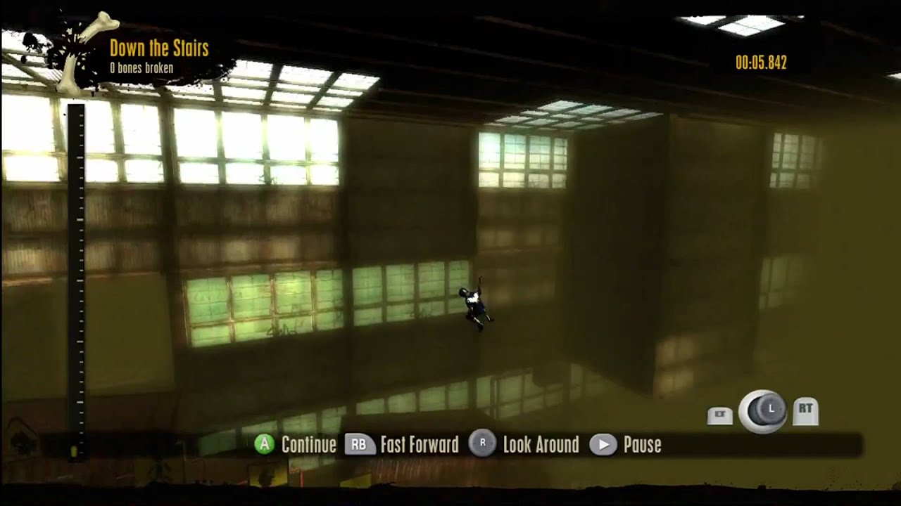 Trials HD Down The Stairs 186 Legit Broken Bones HD