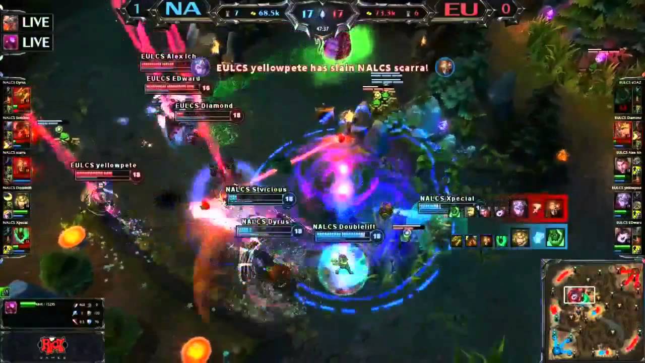 League of Legends | All Star 2013 Doublelift PENTA Kill [HD]