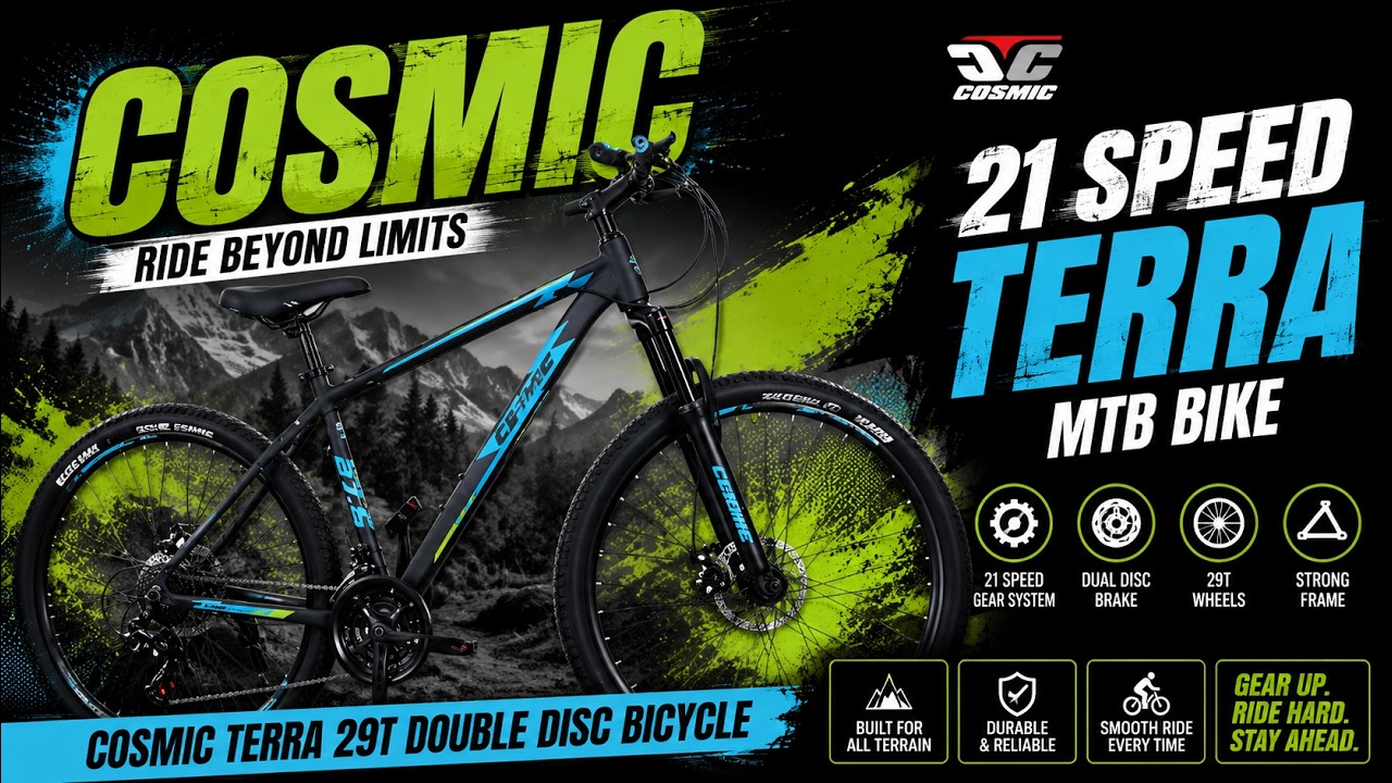Cosmic Bicycle FULL REVIEW Is This The Best 21 Speed MTB? 
