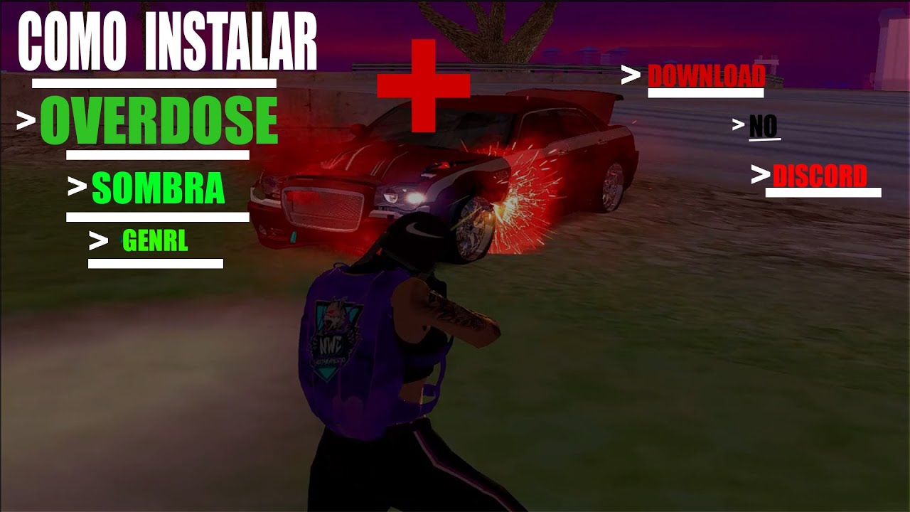 TUTORIAL COMO COLOCAR OVERDOSE, SOMBRA E GENRL NO MTA + DOWNLOAD FREE LINK DIRETO