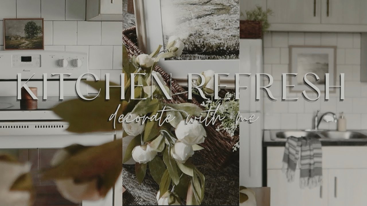 2024 KITCHEN REFRESH✨decorate with me+home decorating ideas