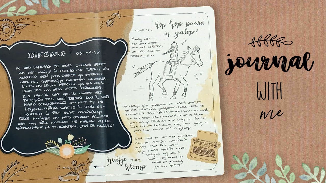 Daily spread juli - Journal with Me - Nederlands | CreaChick