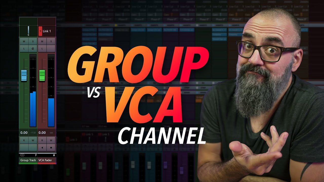 Cubase Pro — объяснение GROUP и VCA-треков