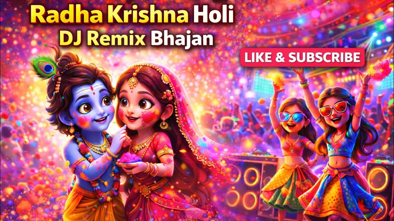 राधा कृष्ण होली DJ सांग 🔥 Radha Krishna Holi DJ Song | Holi Special DJ Remix 2026