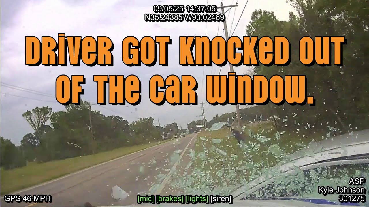 Pursuit/Crash Old Hwy 124 Russellville Pope Co Arkansas State Police Troop J Traffic Series Ep. 1650