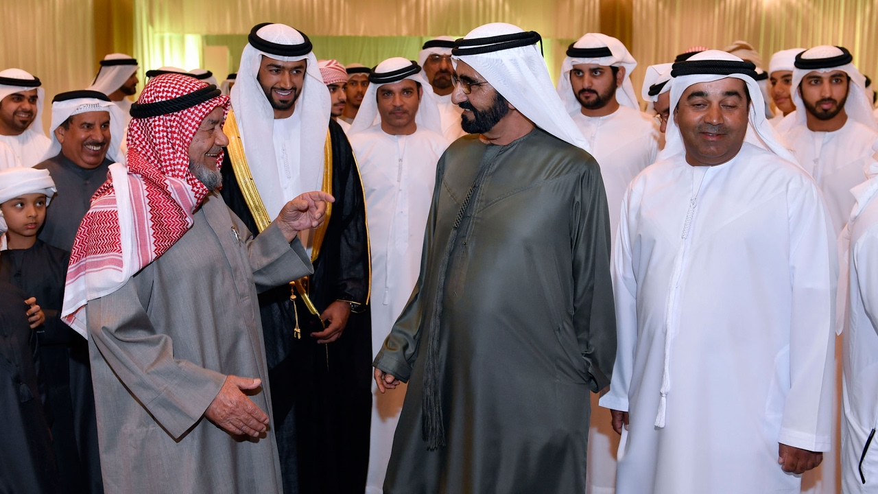 محمد بن راشد يحضر حفل زفاف نجل علي سلمان الصابري