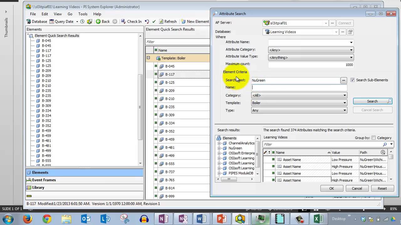 OSIsoft: PI Basics- Connect to and Search a PI System