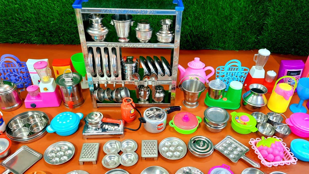 5 Minutes Satisfying with Unboxing Disney Hello Kitty Sanrio Kitchen Set | Cute Mini Kitchen Set