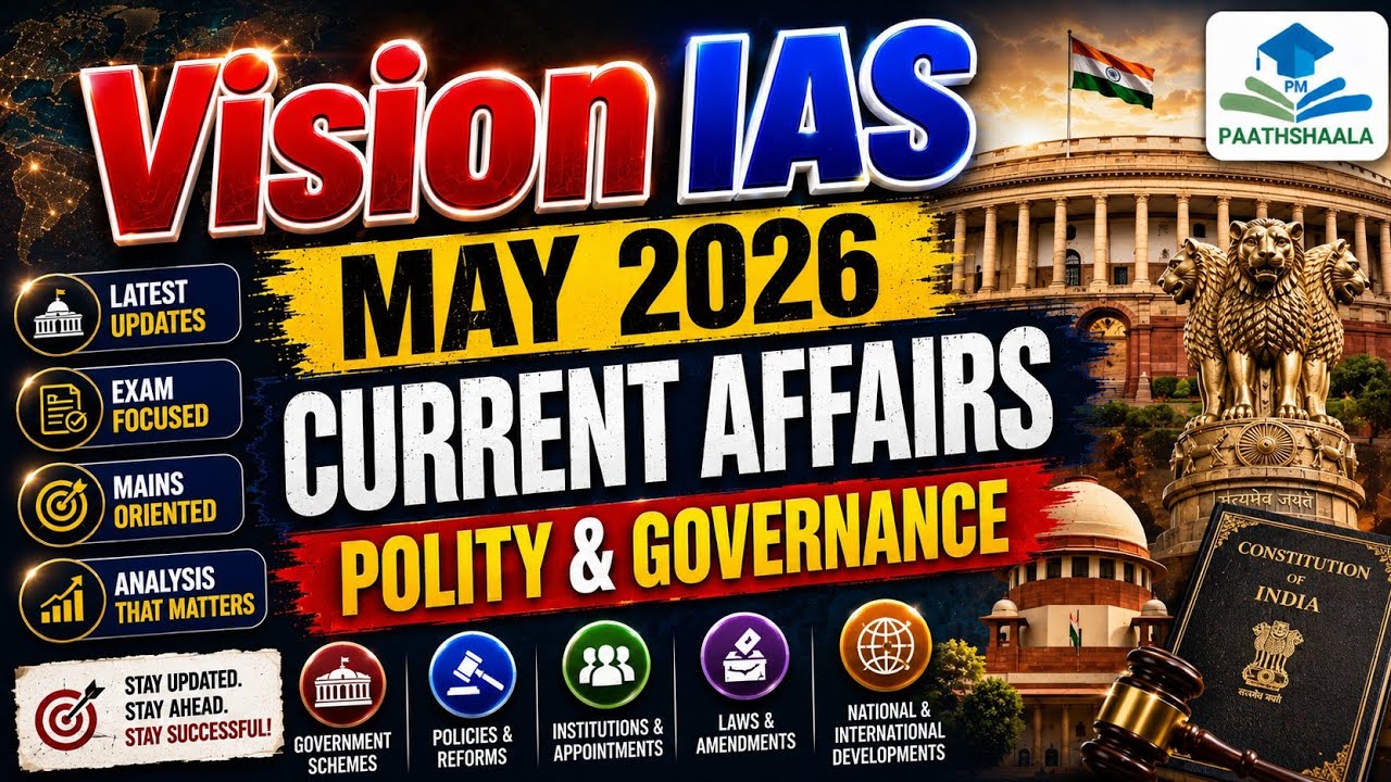 May 2026 | Vision IAS Current Affairs | Polity & Governance