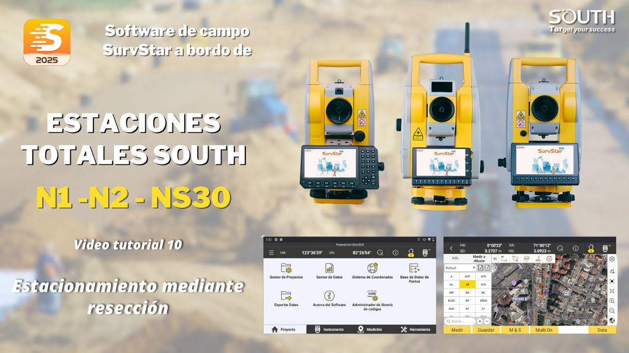 SurvStar a bordo de ET - Video 10 - Estacionamiento mediante resección