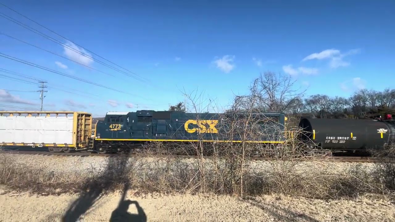 M575 w/ 4773 SD70MAC February 7, 2026 Hendersonville Tn