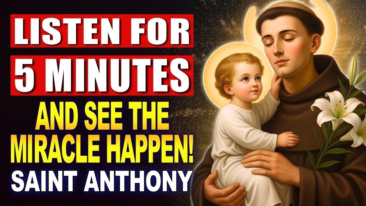 💖PRAY THIS TO SAINT ANTHONY OF PADUA FOR YOUR ANXIOUS AND TIRED HEART 🙏