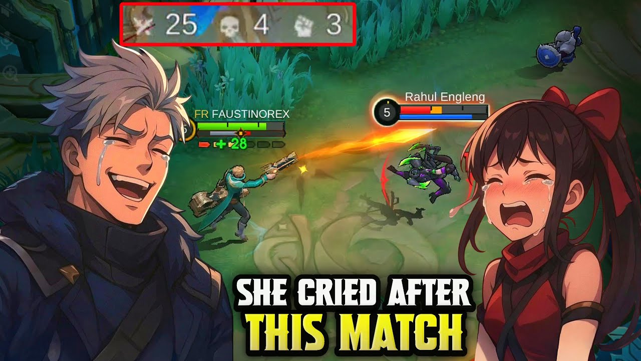 SHE DEFINITELY CRIED AFTER THIS MATCH 😂 • FAUSTINOREX 