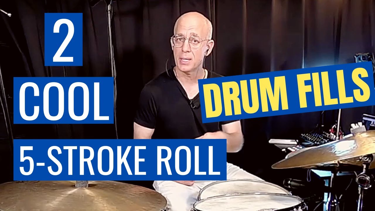 2 Cool Jazz Drum Fills With 5-stroke Rolls