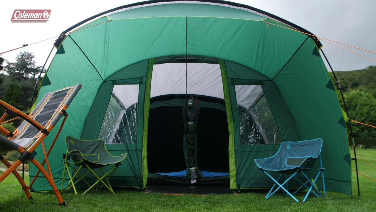 Coleman® Rocky Mountain 5 Plus XL - 5 person family tent with BlackOut Bedrooms®