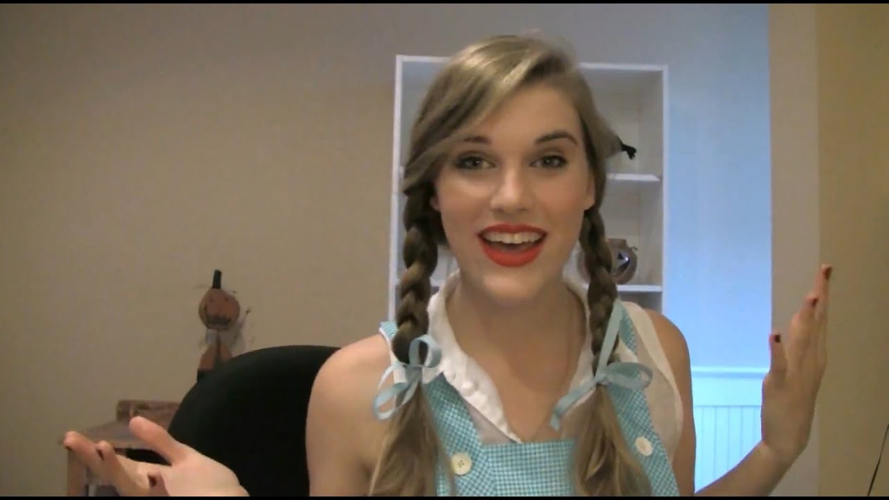 Dorothy Halloween Hair and Makeup