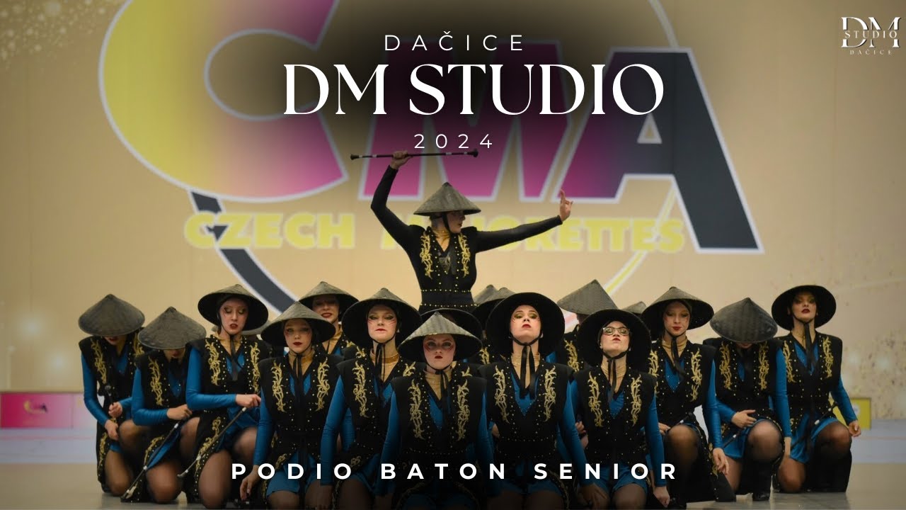 DM Studio Dačice - podio baton senior 2024