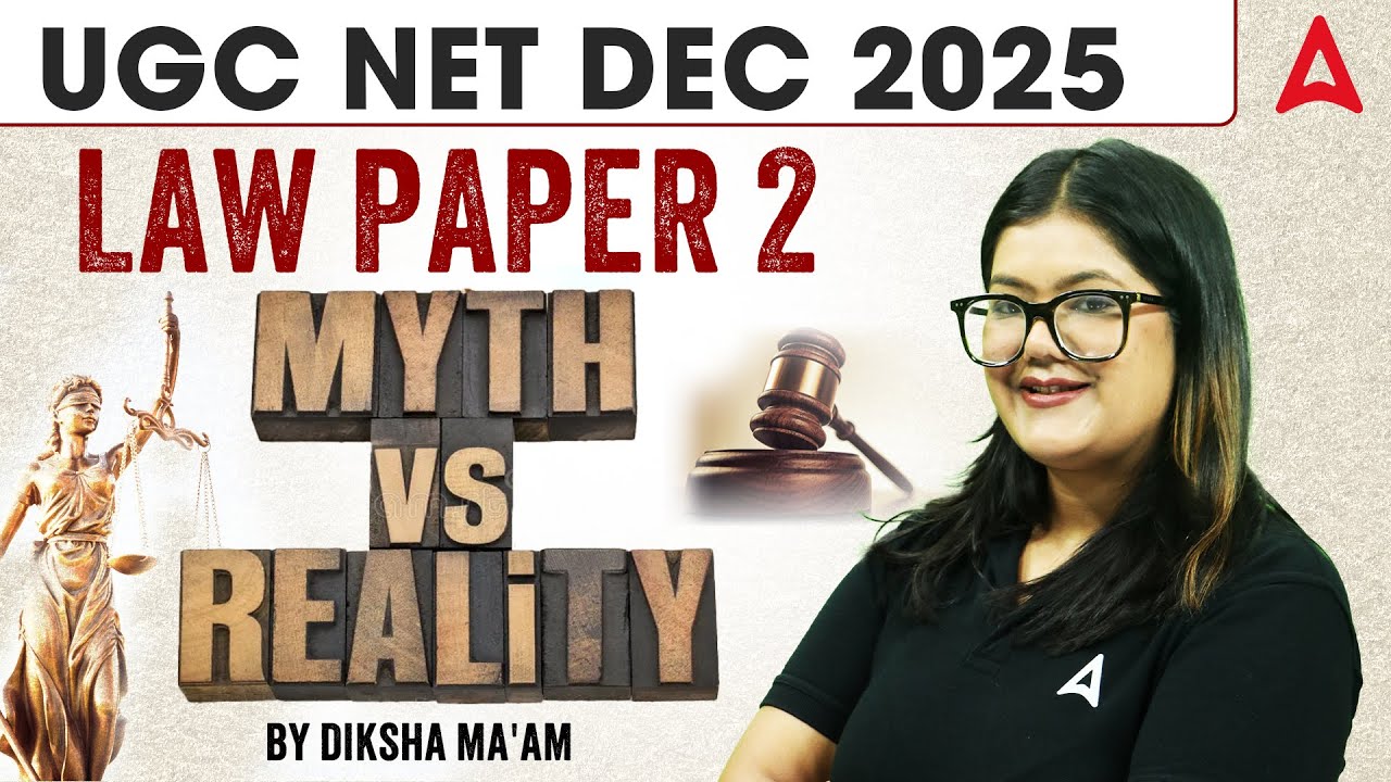 UGC NET December 2025 | UGC NET Law Myth VS Reality By Diksha Ma'am