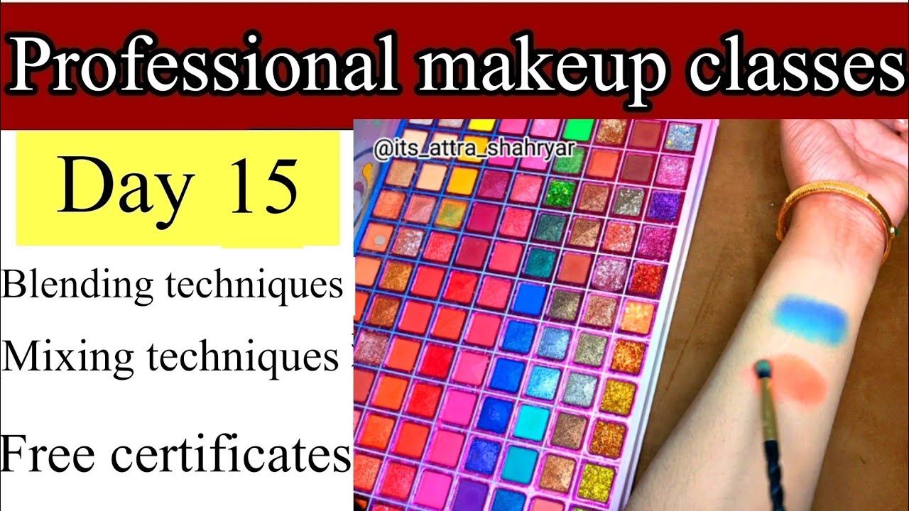 Color blending and mixing techniques in eye makeup  |Blending and mixing eyeshadow | Day 15