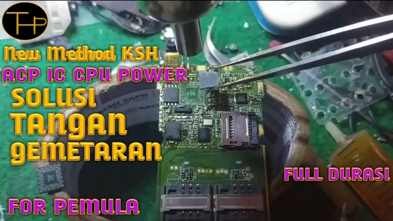 Sangat Mudah Angkat Cetak Pasang IC CPU POWER tanpa Plat Bga New Method KSH Full Durasi (Part 4)