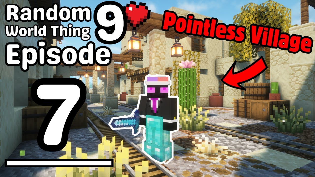 I Built A Pointless Village In Minecraft