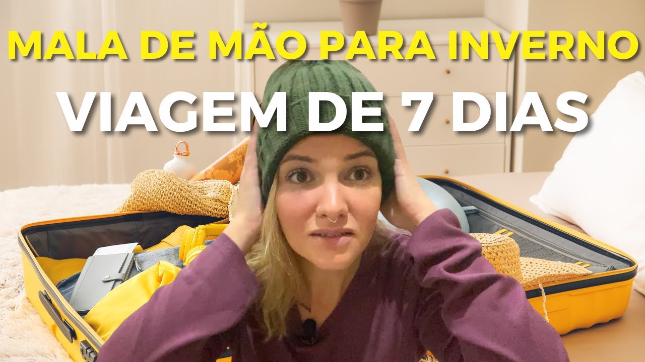 MALA DE MÃO para inverno - 7 dias na Argentina só com bagagem de mão (até neve)
