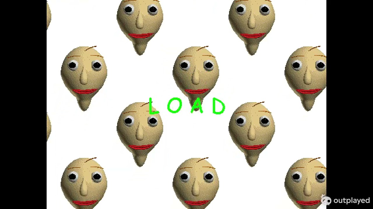 playing baldis basic remasterd for the first time